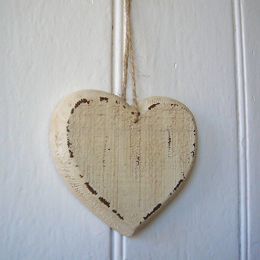 Rustic wooden heart Bliss and Bloom